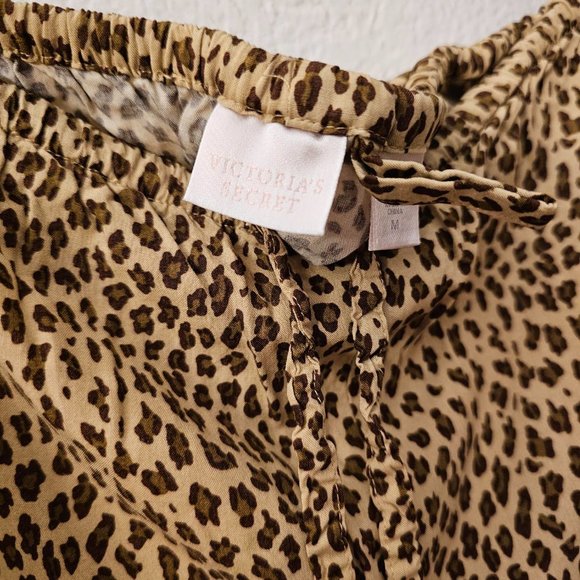 Victoria's Secret Leopard Print Sleep Shorts - Lounge Wear - Size M - Picture 6 of 7